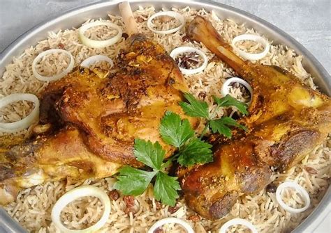 Resep Nasi Mandhi Kambing praktis oleh Lely Puspitasari Bunda