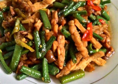Resep Osengoseng Kacang panjang Campur Tempe oleh Dina Nurdiani Hrp