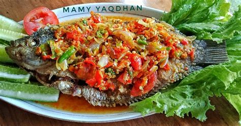 Resep Pecak Ikan Mas (goreng) dan Cara Membuatnya