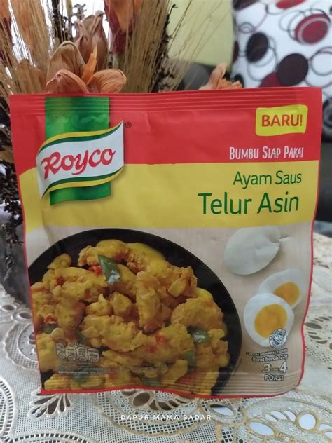 Review Bumbu Royco Ayam Saus Telur Asin