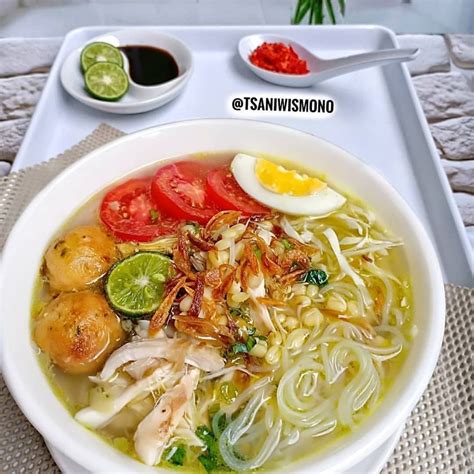Resep Masakan Rumahan SOTO AYAM BENING Enak, Segar, Mudah dan Terbaru