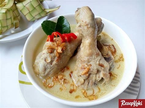 Opor Ayam Putih Gurih dan Istimewa Resep ResepKoki