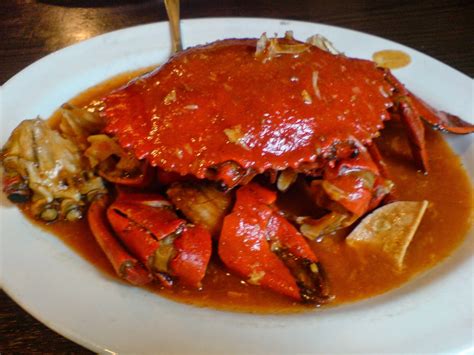 Masakan Indonesia saus kepiting asam manis pedas