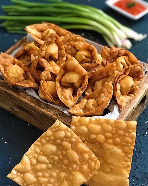 Tutorial Membuat Pangsit goreng isi ikan 7 Langkah yang Mudah