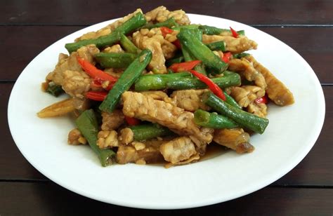 Resep Tumis Tempe Kacang Panjang DQN oleh Dwi Qorizati Nuzula Cookpad