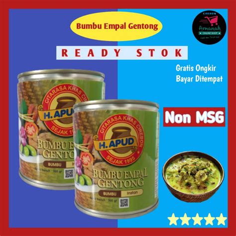 Bumbu Empal Gentong H. Apud 300gr Shopee Indonesia