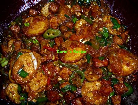 Karin`s Recipe Tahu & Tempe Pedas Manis (Spicy StirFried Tofu & Tempeh)