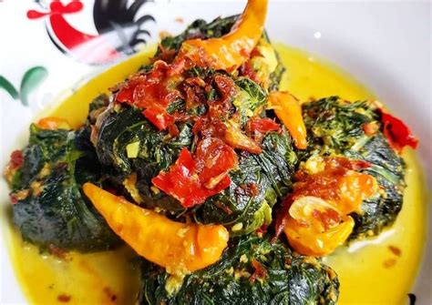 BUNTIL DAUN SINGKONG Resep Masakan nusantara