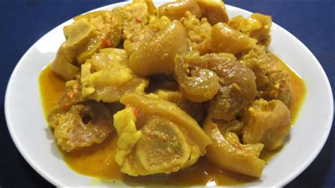 Resep gulai kikil sapi yang lumer di mulut Resep tunjang khas Padang