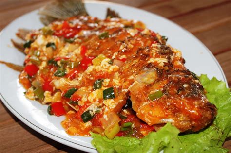 Resep Gurame Bakar Pedas Manis Spesial Caffe Coffee