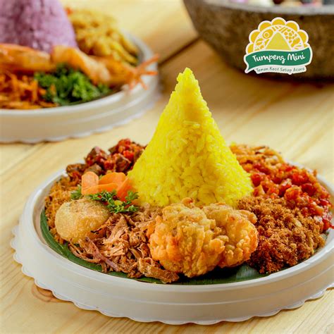 My Food Journey Tumpeng Mini Nasi Kuning