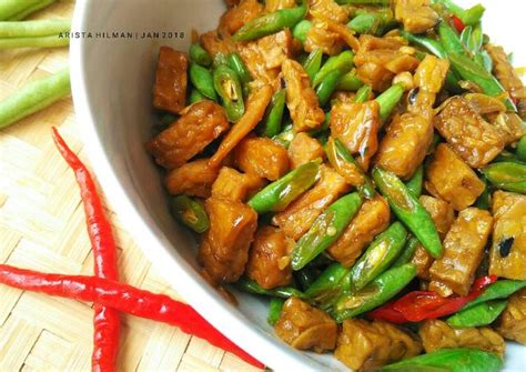 Resep Tumis Buncis Tempe Kecap oleh Arista Hilman Cookpad
