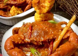 Resep Kepiting Saus Padang Jagung Istimewa Seenak di Resto