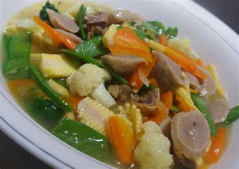 13 Resep bumbu capcay kuah, praktis dan bikin nagih