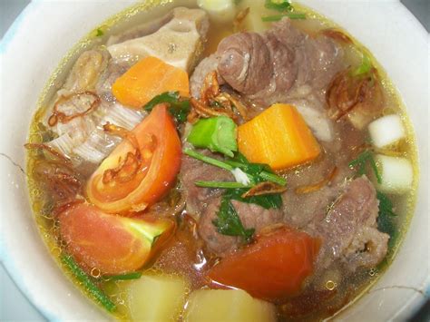 Cara Membuat Sop Iga Sapi Kuah Bening Food And Beverage Recipe