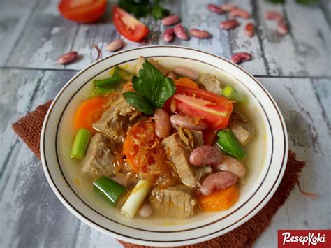 Resep Sup daging kacang merah oleh Susi Agung Resep Resep sup, Sup