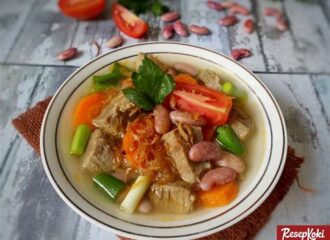 Sup Kacang Merah dan Daging Sapi Istimewa Resep ResepKoki