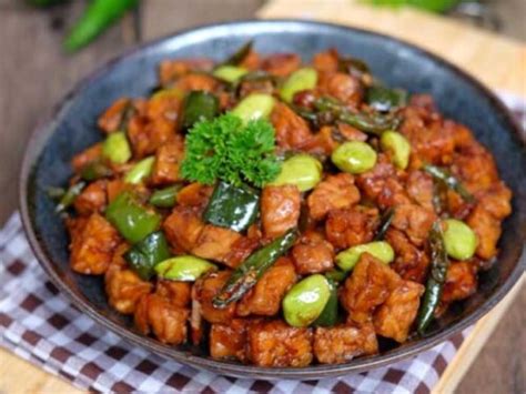 Resep Dan Cara Membuat Tumis Tempe Kecap Mercon Super Pedas