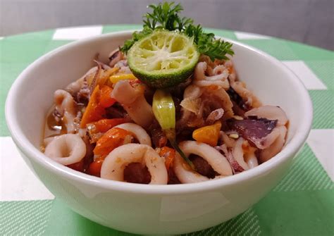 Resep Cumi Basah Pedas Manis oleh Maydaros97 Cookpad